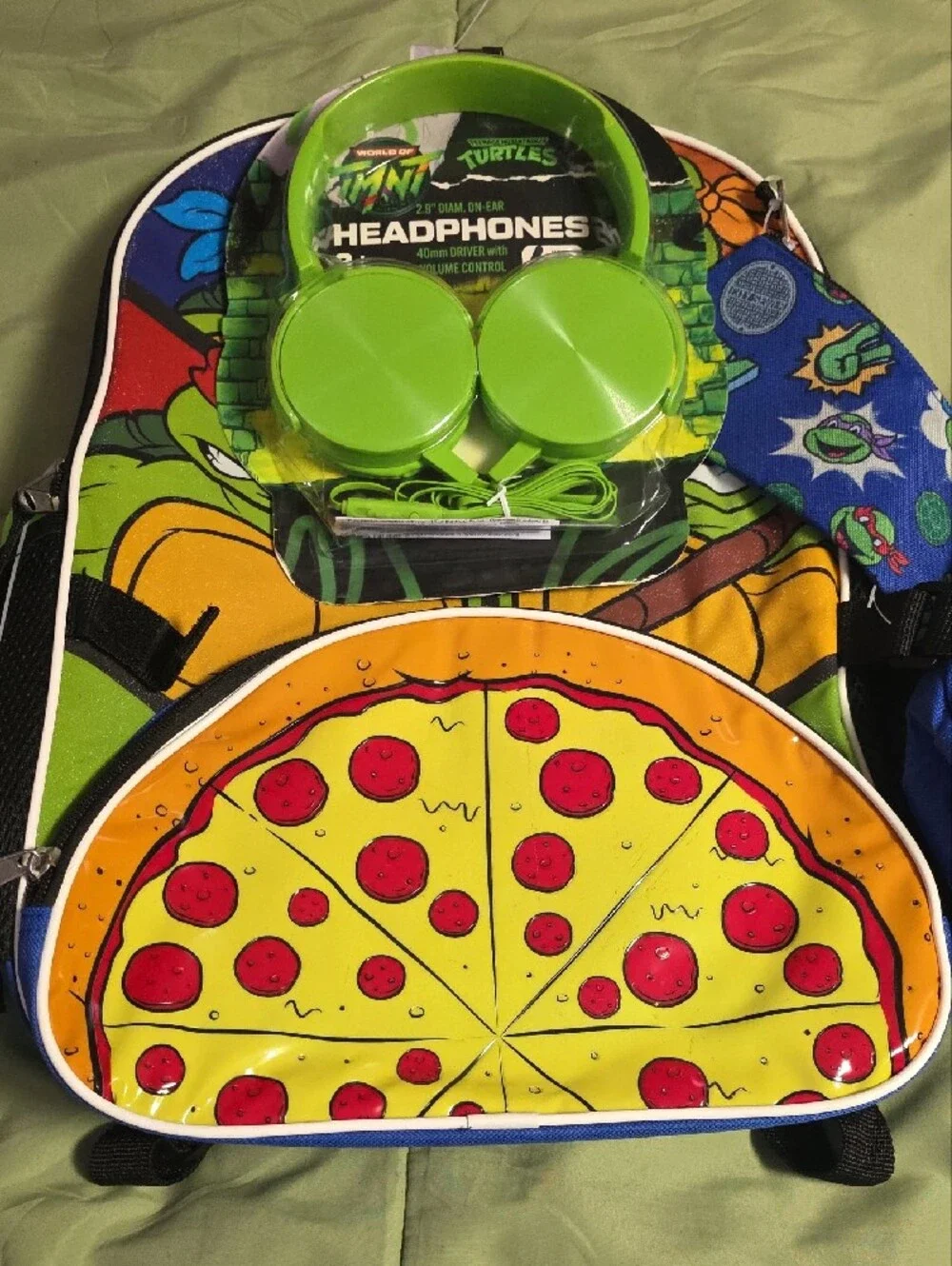 Nickelodeon Teenage Mutant Ninja Turtles Boys Backpack Set with Lunch Bag, 6pc